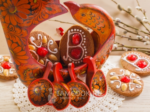 Пряники «Пасхальные яйца», рецепт с фото