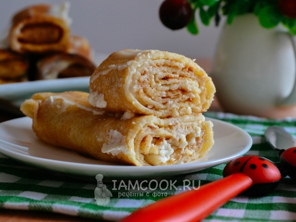 Налистники с творогом, рецепт с фото