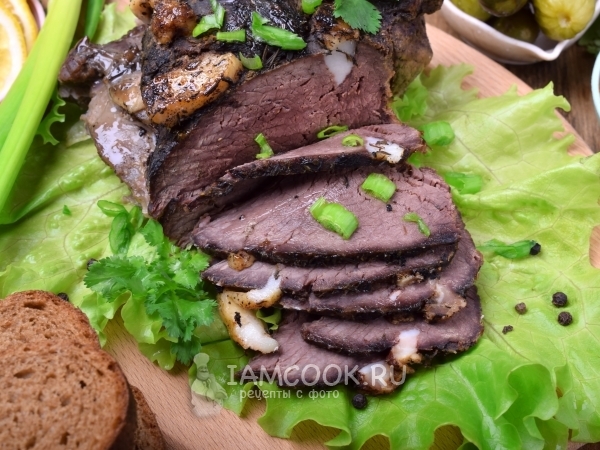 Лосятина в духовке, рецепт с фото