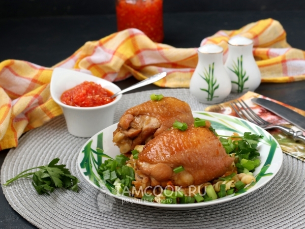 Курица в соусе «Амарант», рецепт с фото