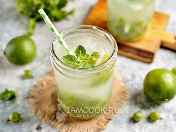 Мохито из крыжовника, рецепт с фото