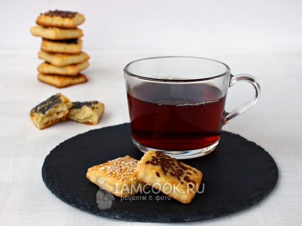 Несладкое творожное печенье, рецепт с фото