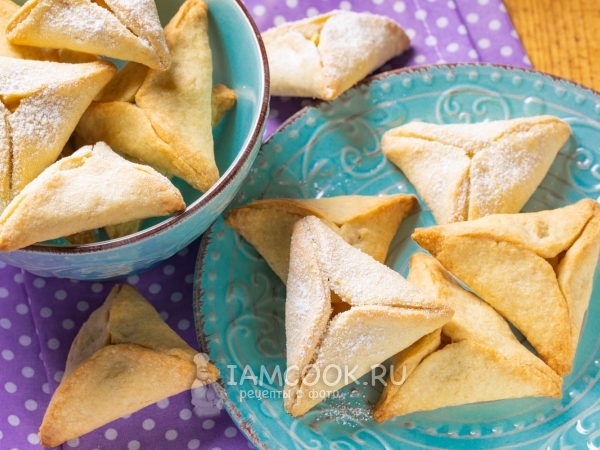 Уголки с яблоком, рецепт с фото