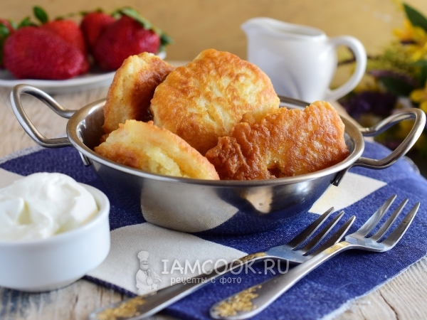 Оладьи на майонезе, рецепт с фото