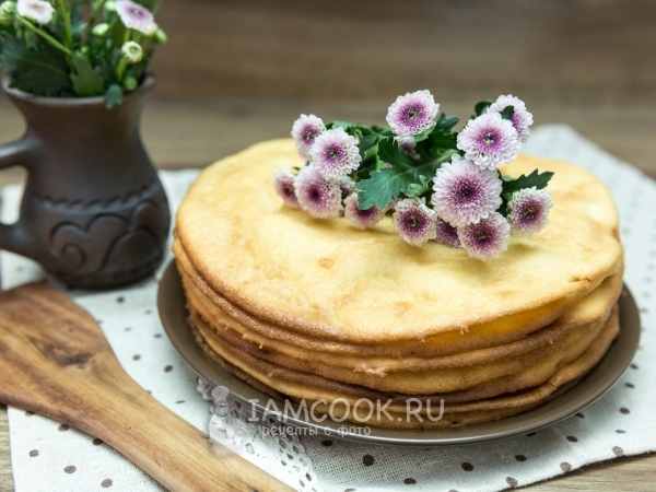 Медовые коржи для торта, рецепт с фото