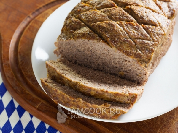 Мясной хлеб по-баварски, рецепт с фото