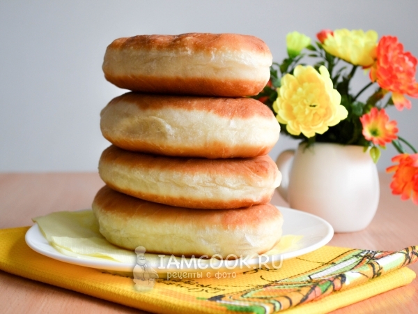 Жареные пирожки из теста на кефире и соде, рецепт с фото