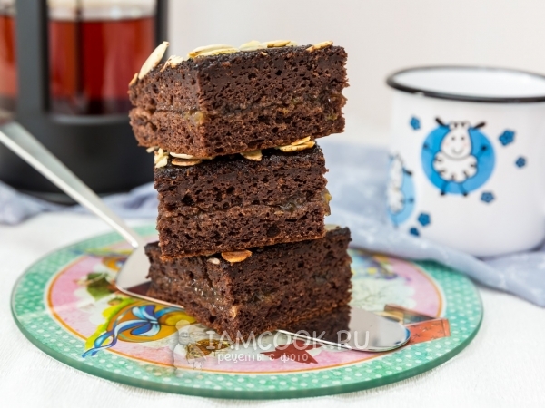 Торт на кефире с джемом и глазурью, рецепт с фото