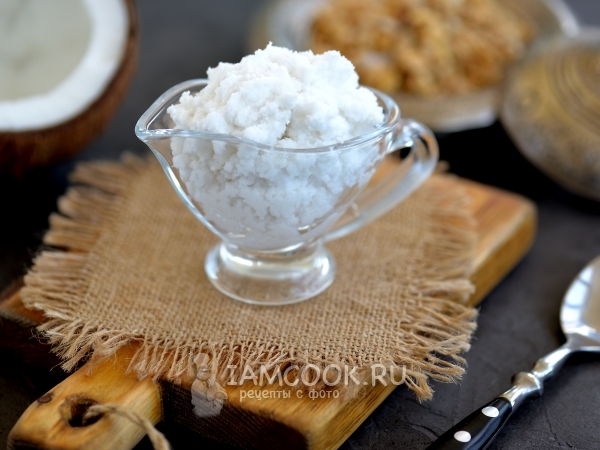 Кокосовый урбеч, рецепт с фото