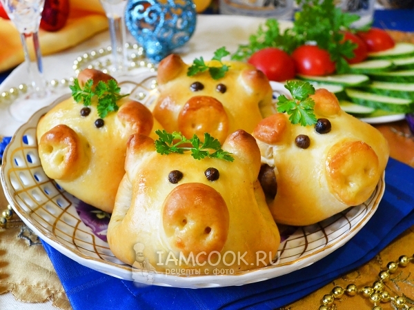 Котлета в тесте «Забавная хрюшка», рецепт с фото