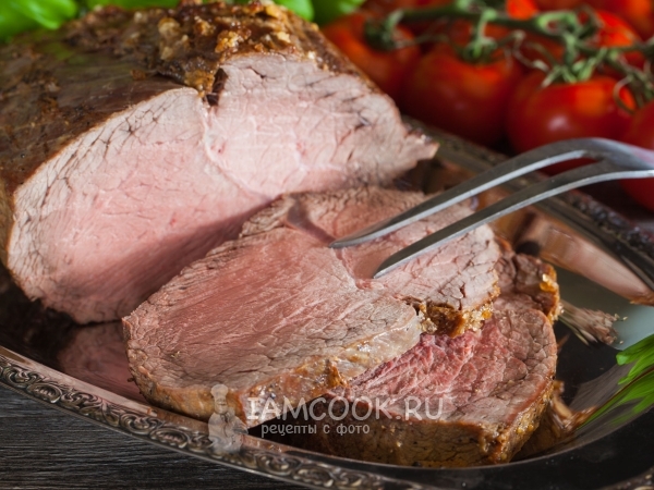 Ростбиф в духовке, рецепт с фото