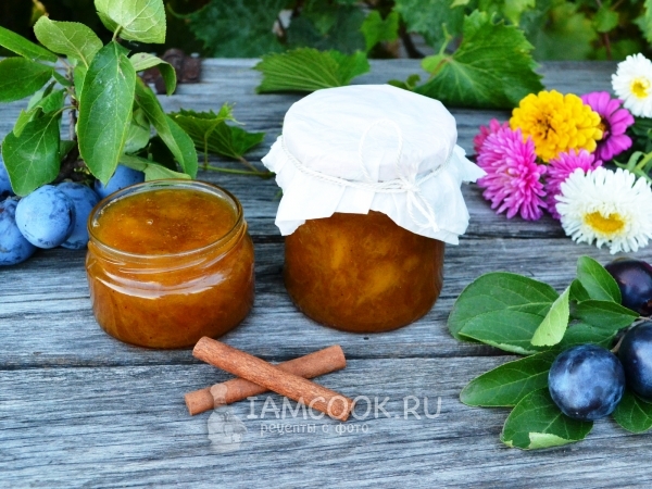 Варенье из слив с корицей, рецепт с фото