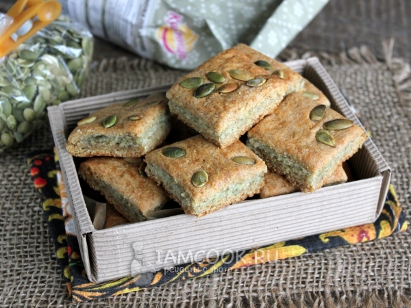 Печенье с тыквенными семечками, рецепт с фото