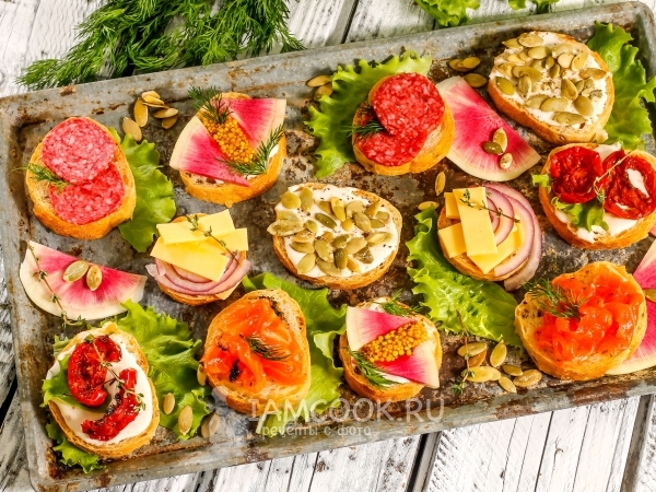 Испанский тапас (закуска), рецепт с фото