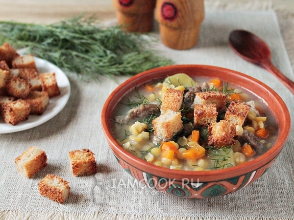 Гороховый суп с говядиной в мультиварке, рецепт с фото