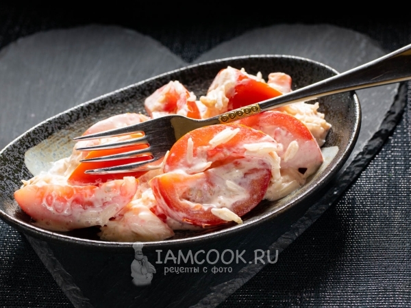 Салат из помидоров с рисом, рецепт с фото