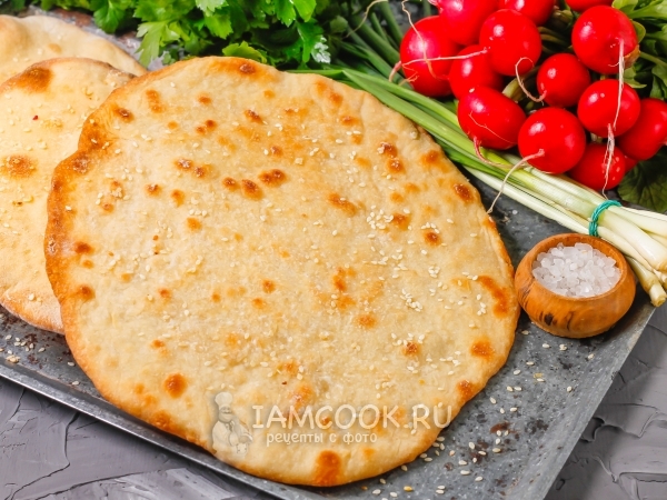 Пресная лепёшка в духовке, рецепт с фото