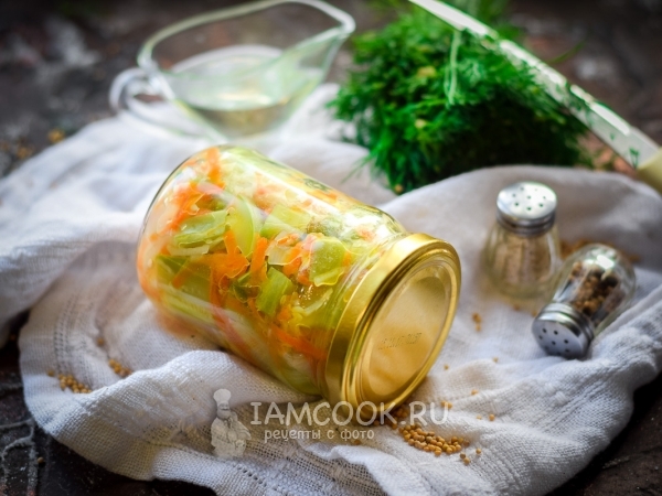 Кабачки с луком и морковью на зиму, рецепт с фото