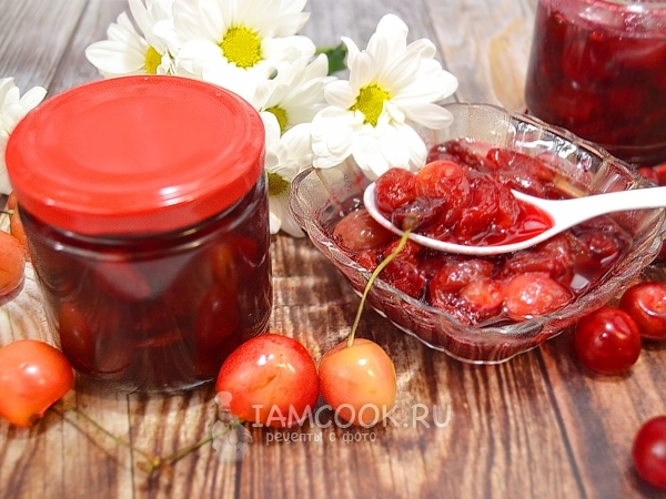 Варенье из черешни и вишни, рецепт с фото
