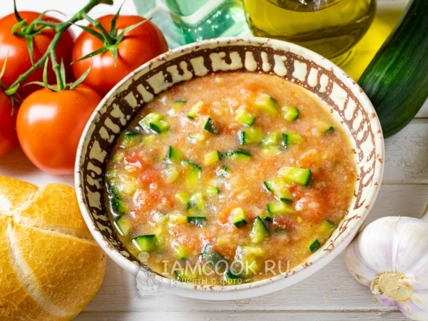 Гаспачо с картошкой, рецепт с фото