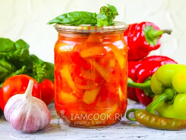 Сладкое лечо, рецепт с фото