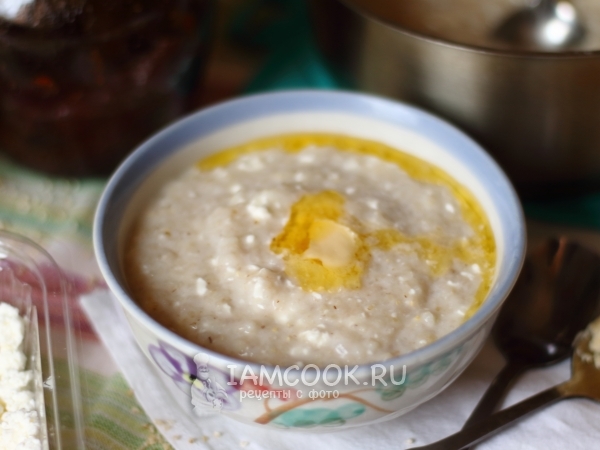 Каша ячневая размазня (на молоке), рецепт с фото