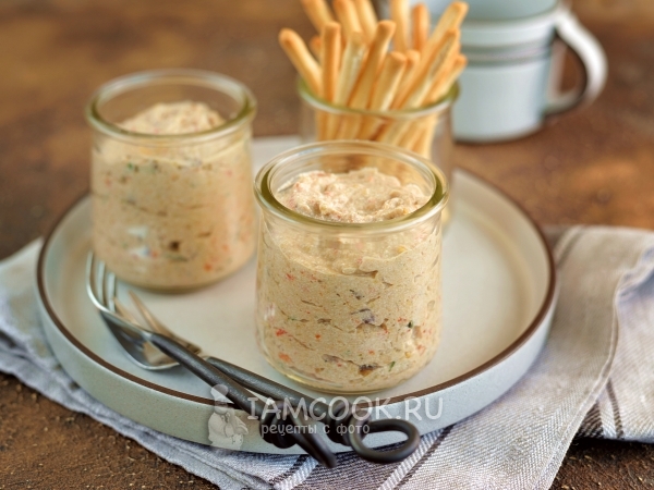 Паштет из жареных баклажанов с творогом, рецепт с фото