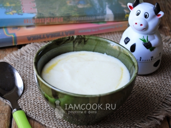 Манная каша для ребенка, рецепт с фото