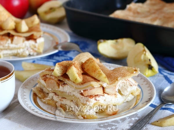 Лазанья с творогом, рецепт с фото