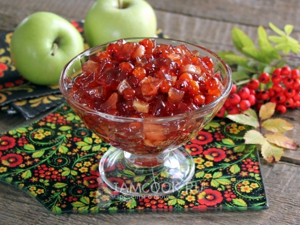 Варенье из красной рябины с яблоками, рецепт с фото
