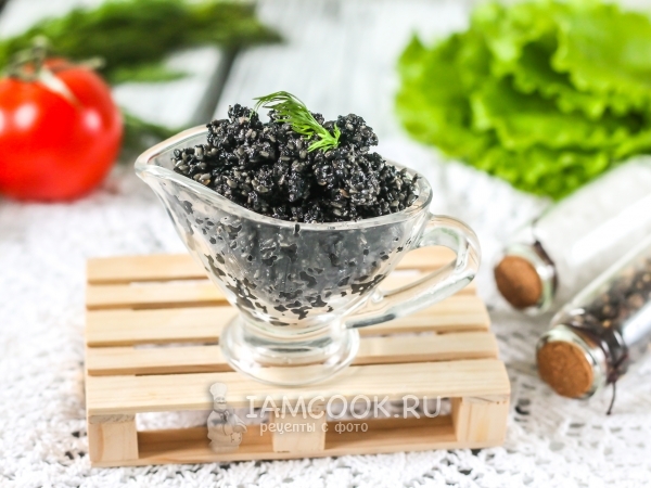 Урбеч из черного кунжута, рецепт с фото