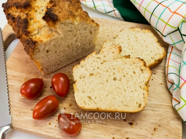 Хлеб без дрожжей и без закваски, рецепт с фото