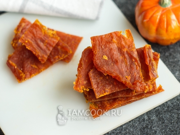 Пастила из тыквы, рецепт с фото