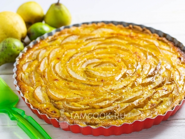 Тарт с грушей, рецепт с фото