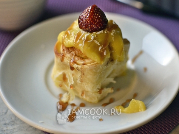 Кокосово-сахарные синнабоны, рецепт с фото