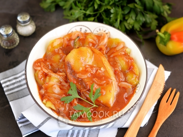Перец в томате, рецепт с фото