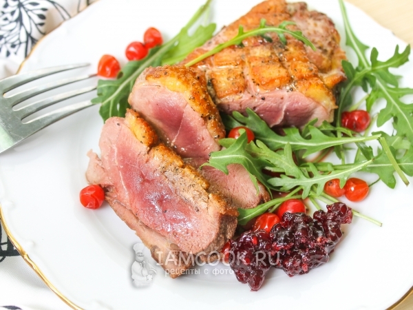 Жареная утиная грудка, рецепт с фото