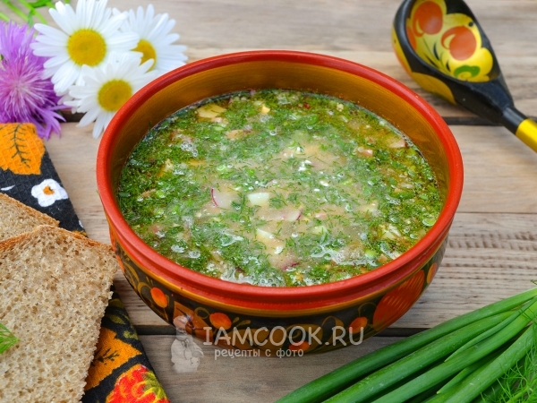 Окрошка с солеными огурцами, рецепт с фото