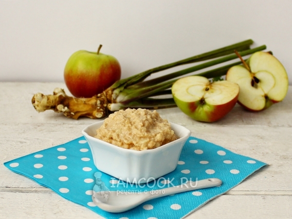 Соус из хрена с яблоками и майонезом, рецепт с фото