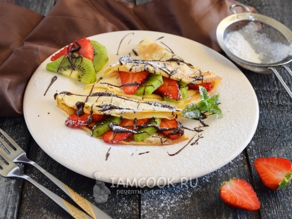 Французские блинчики, рецепт с фото