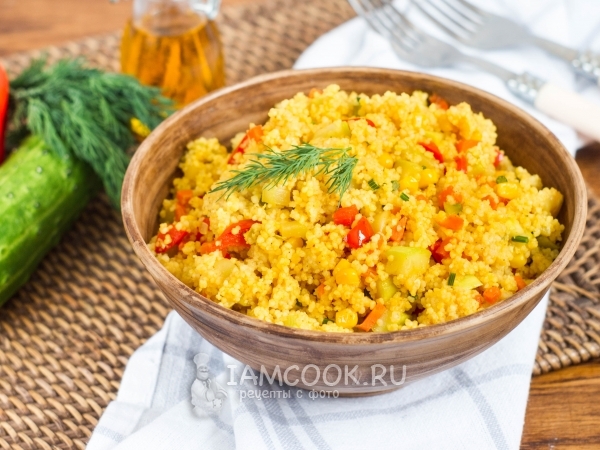 Кус-кус с овощами, рецепт с фото