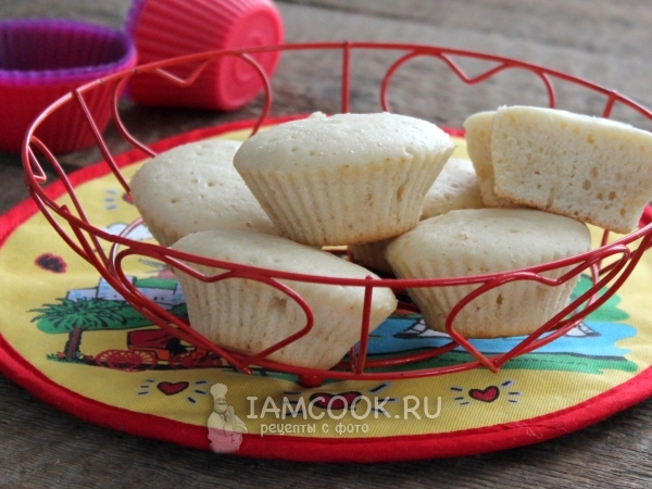 Кексы в мультиварке в силиконовых формах, рецепт с фото