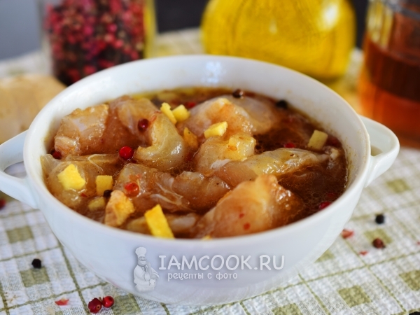 Винно-соевый маринад для рыбы, рецепт с фото