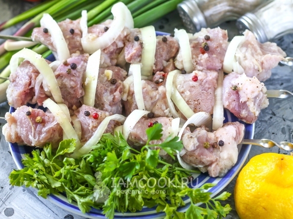 Луковый маринад для шашлыка, рецепт с фото