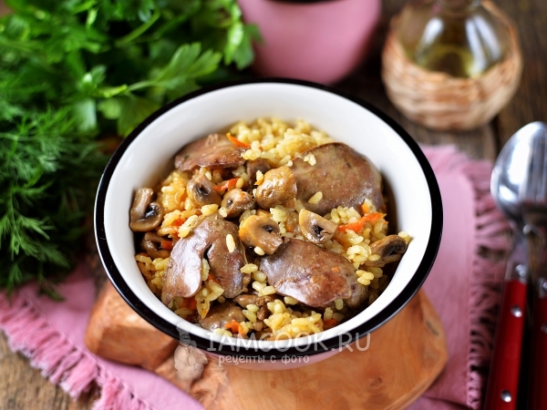 Плов с печенью, рецепт с фото