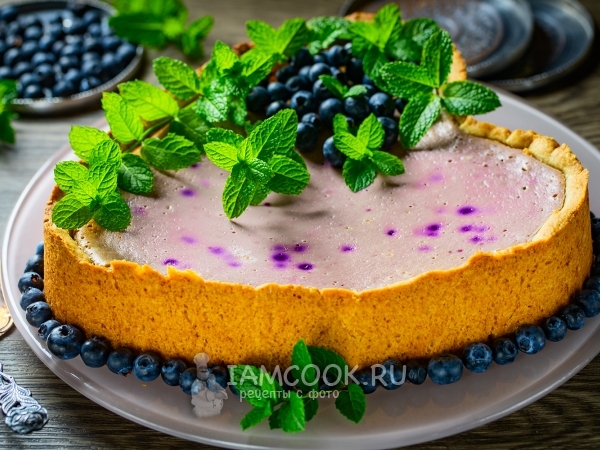 Черничный чизкейк, рецепт с фото