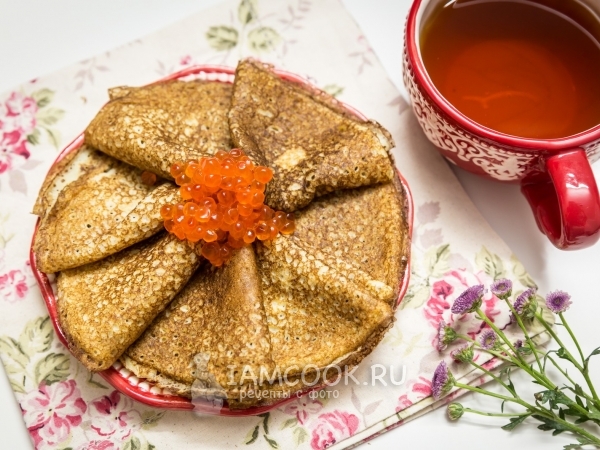 Блины без муки, рецепт с фото