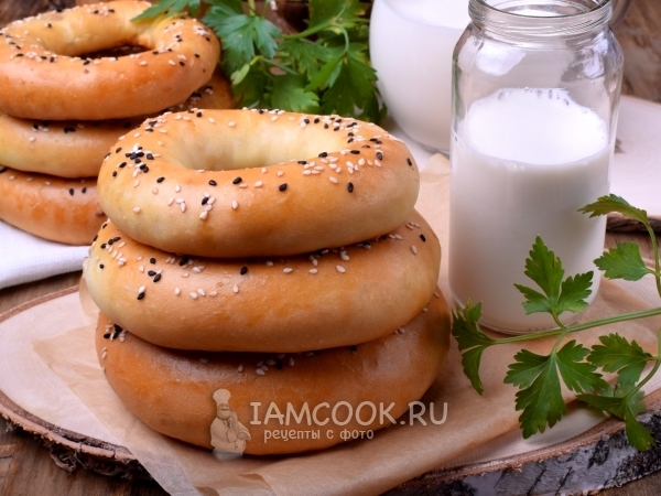 Бублики с мясом, рецепт с фото