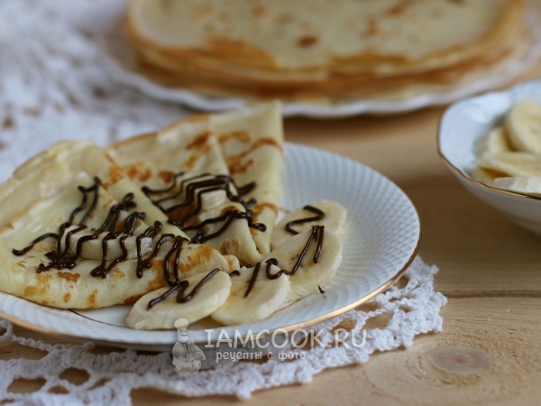 Блины на молоке и кефире, рецепт с фото