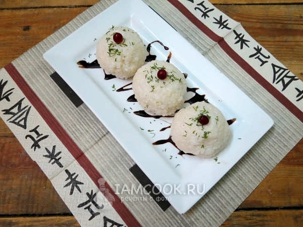 Рисовые шарики (гарнирные), рецепт с фото